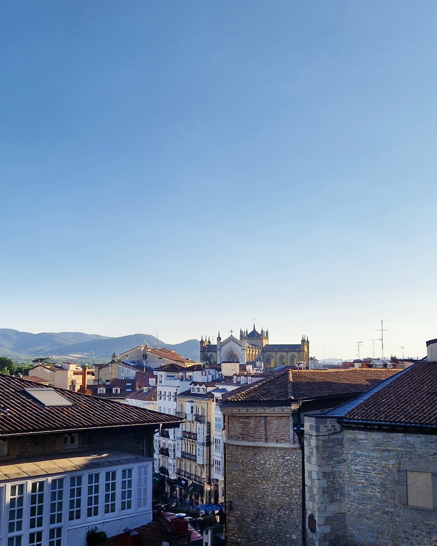 Bild vom Ausblick über die Stadt