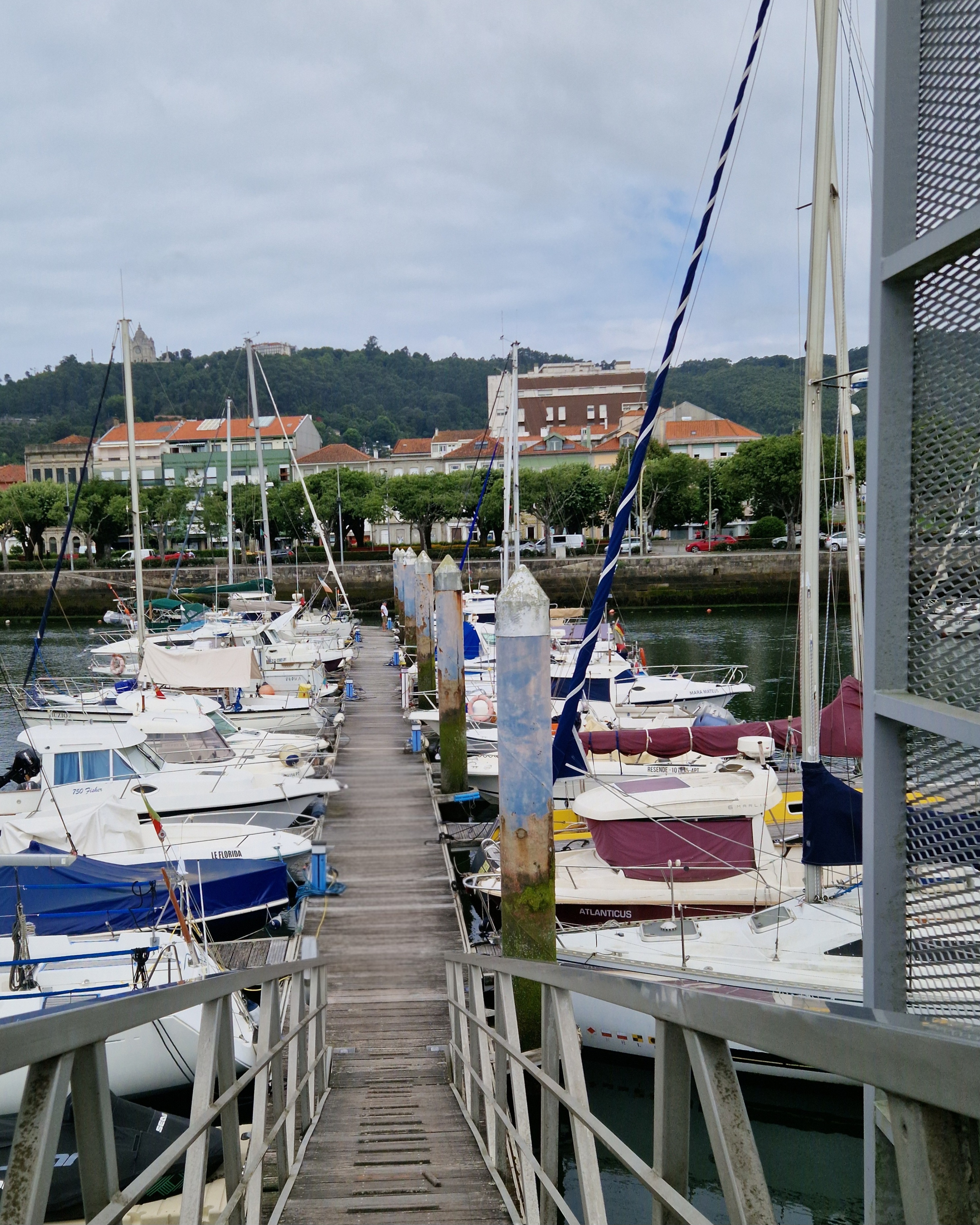 Steg am Hafen von Viana do Castelo 