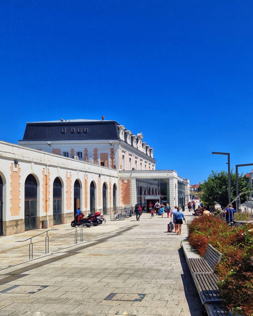 Bild vom Bahnhof in Hendaye