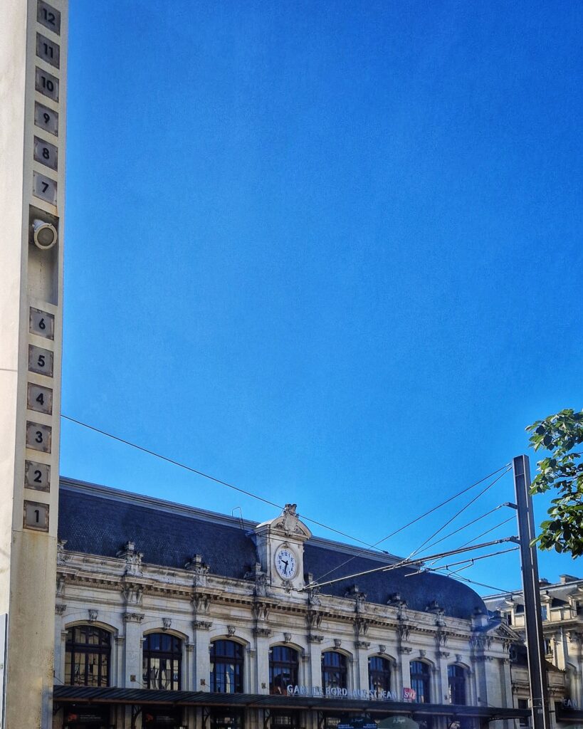 Der Bahnhof in Bordeaux von außen